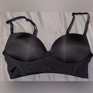 Victoria's Secret Elegant Black Padded Demi Bra